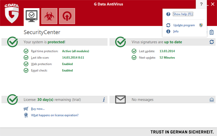 G Data AntiVirus 1 рік 2 ПК Продовження - изображение 2
