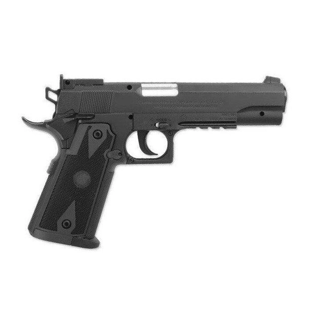 Пневматичний пістолет WinGun 304 Colt 1911 пластик газобалонний CO2 120 м/с Вінган Кольт - зображення 2