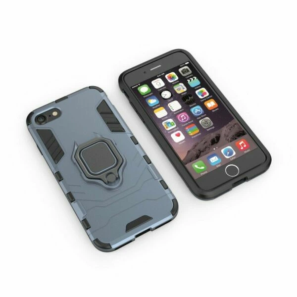 Захисний чохол Deexe Hybrid Case для Apple iPhone SE 2 / 3 (2020 / 2022) / iPhone 8 / iPhone 7 - Blue - зображення 2
