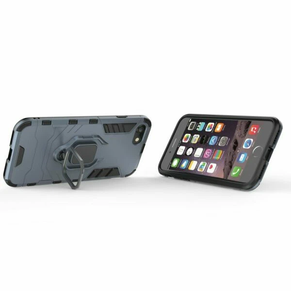 Захисний чохол Deexe Hybrid Case для Apple iPhone SE 2 / 3 (2020 / 2022) / iPhone 8 / iPhone 7 - Blue - зображення 4