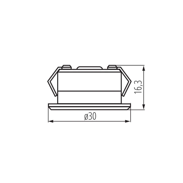 Точковий світильник Kanlux IMBER LED CW OPRAWA LED (23521) - зображення 3