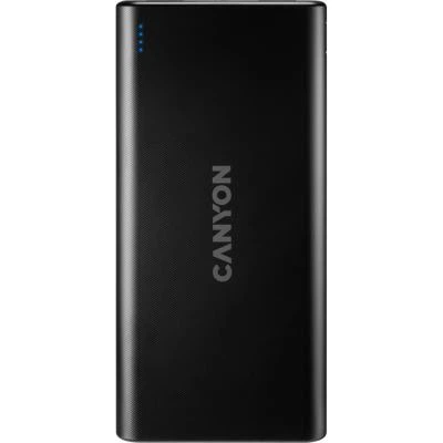 Батарея універсальна Canyon PB-106 10000mAh Input 5V/2A, Output 5V/2.1A(Max) (CNE-CPB1006B) - Фото 2 Батарея універсальна Canyon PB-106 10000mAh Input 5V/2A, Output 5V/2.1A(Max) (CNE-CPB1006B) - зображення 2