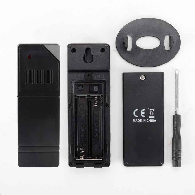 Метеостанция FG TS-3310 Черный с выносным беспроводным датчиком и цветным экраном - изображение 2
