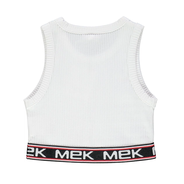 Топ для девочки MEK (2 шт.) 201MIFN008-995 белый, красный 122 - Фото 4 Топ для девочки MEK (2 шт.) 201MIFN008-995 белый, красный 122 - изображение 4