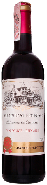 Вино Montmeyrac Rouge Sec красное сухое 0.75 л 11