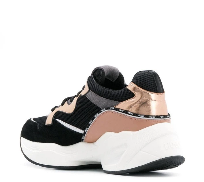 Кроссовки Liu Jo Jog 09 Sneaker 36 Черно-бежевые (B69041PX044S1007) - Фото 3 Кроссовки Liu Jo Jog 09 Sneaker 36 Черно-бежевые (B69041PX044S1007) - изображение 3