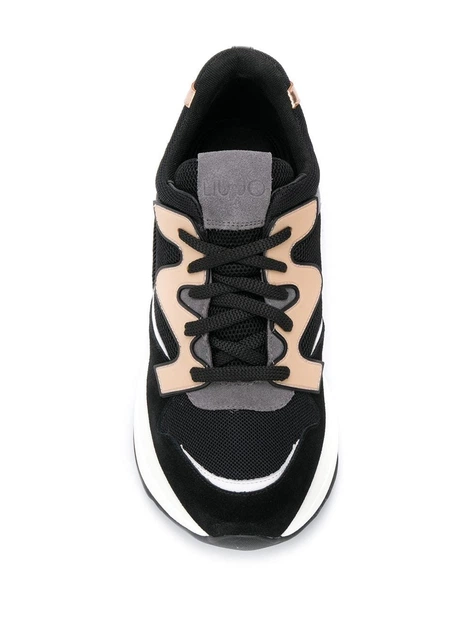 Кроссовки Liu Jo Jog 09 Sneaker 36 Черно-бежевые (B69041PX044S1007) - Фото 4 Кроссовки Liu Jo Jog 09 Sneaker 36 Черно-бежевые (B69041PX044S1007) - изображение 4