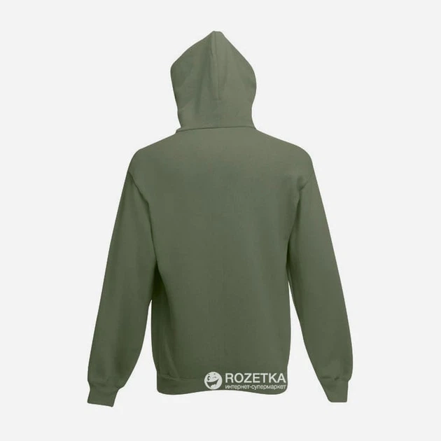 Худи мужское Fruit of the loom Hooded Sweat 062208059 XL Оливковое (5000000003051) - Фото 2 Худи мужское Fruit of the loom Hooded Sweat 062208059 XL Оливковое (5000000003051) - изображение 2