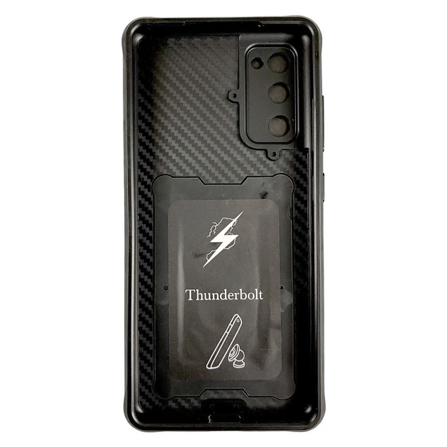 Чехол Camshield c кольцом-подставкой на Samsung Galaxy S20 FE черный - изображение 3