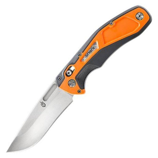 Нож складной, мультитул, Gerber Randy Newberg (длина: 226мм, 2 лезвия), оранжевый - изображение 1