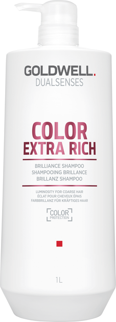 Акція на Шампунь Goldwell Dualsenses Color Extra Rich Brilliance для фарбованого і жорсткого волосся 1 л від Rozetka