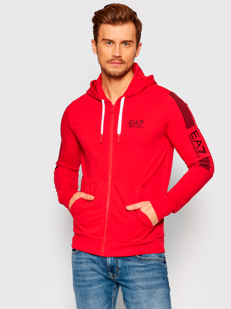 ROZETKA | Толстовка EA7 Emporio Armani 6KPM58-PJ9FZ-1451 XL Красная  (8056861229359). Цена, купить Толстовка EA7 Emporio Armani 6KPM58-PJ9FZ-1451  XL Красная (8056861229359) в Киеве, Харькове, Днепре, Одессе, Запорожье,  Львове. Толстовка EA7 Emporio 