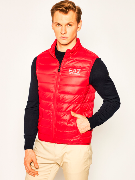 ROZETKA | Жилет EA7 Emporio Armani 8NPQ01-PN29Z-1451 XXL Красный  (8057019863968). Цена, купить Жилет EA7 Emporio Armani 8NPQ01-PN29Z-1451  XXL Красный (8057019863968) в Киеве, Харькове, Днепре, Одессе, Запорожье,  Львове. Жилет EA7 Emporio Armani 8NPQ01 