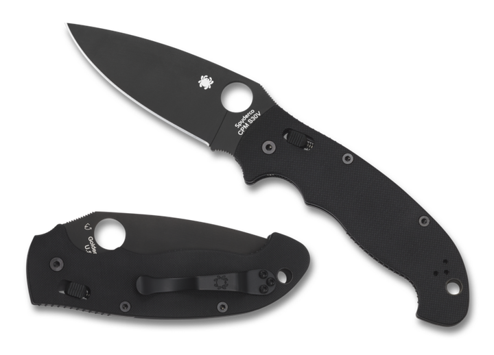 Кишеньковий ніж Spyderco Manix 2 XL Black Blade, S30V (87.12.13) - зображення 2