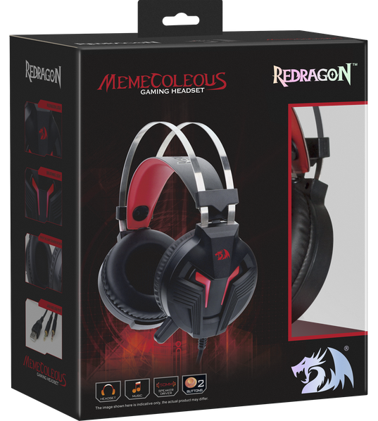 Гарнітура Redragon Memecoleous Black-Red (75096) (6456427) - изображение 4