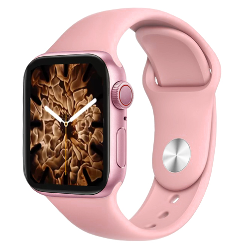 Cмарт-годинник Smart Watch Series 6 HW22 Plus рожевий (сповіщення, дзвінки, голос виклик, бездротова зарядка) - Фото 2 Cмарт-годинник Smart Watch Series 6 HW22 Plus рожевий (сповіщення, дзвінки, голос виклик, бездротова зарядка) - зображення 2