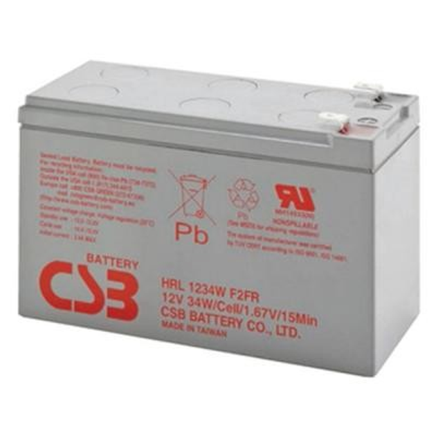 Батарея к ИБП CSB 12В 9Ач (HRL1234WF2FR) (HRL1234WF2FR) – фото, отзывы ...