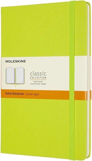 Записная книга Moleskine Classic 13 x 21 см 240 страниц в линейку Лимонная (8056420850871) - Фото 1 Записная книга Moleskine Classic 13 x 21 см 240 страниц в линейку Лимонная (8056420850871) - изображение 1