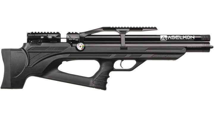 1003770 Пневматична редукторна PCP гвинтівка Aselkon MX10-S Black - изображение 1