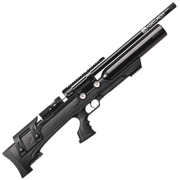 1003768 Пневматична редукторна PCP гвинтівка Aselkon MX8 Evoc Black - изображение 1