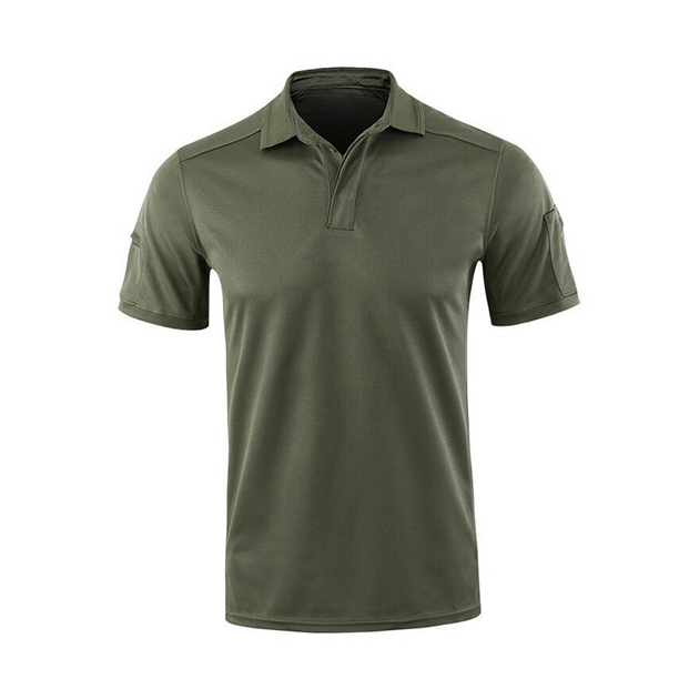 Мужская тактическая футболка Lesko A817 Green XL форменная с коротким рукавом (F_4855-15836) - изображение 1