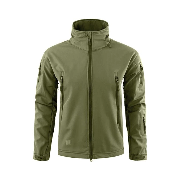 Тактична куртка № 2 Lesko A012 Green 2XL для спецслужб чоловіча (K/OPT2-5127-27088) - зображення 1