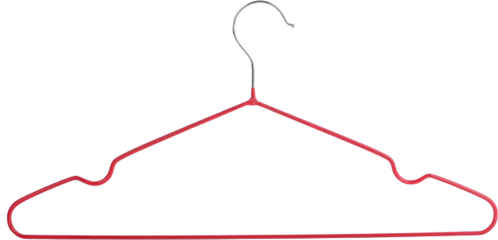  вешалок для одежды Idea Home 40.5х21х0.3 см 8 шт Red (6722136 .