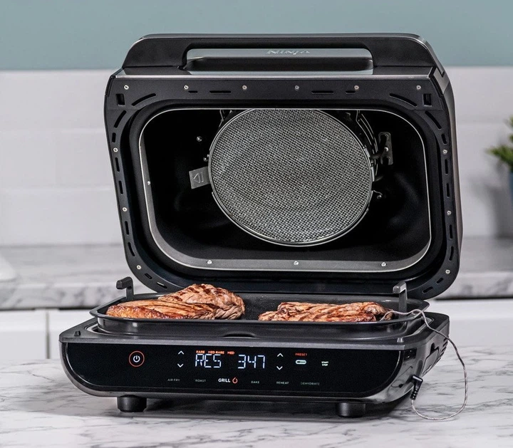 Гриль Ninja Foodi MAX Health Grill & Air Fryer AG551EU (0622356239554) - зображення 8