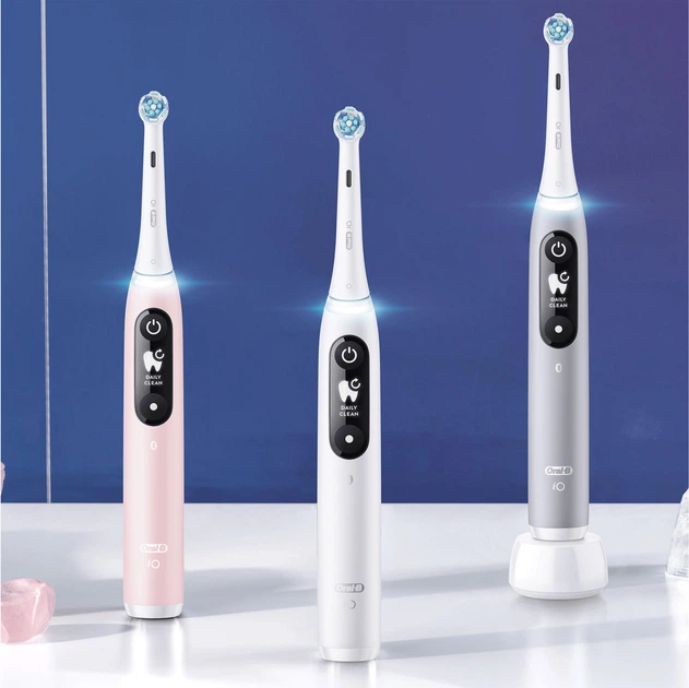 Zestaw szczoteczek elektrycznych Oral-B iO6 Duo Pack White/Pink (4210201381877) - Zdjęcie 9 Zestaw szczoteczek elektrycznych Oral-B iO6 Duo Pack White/Pink (4210201381877) - obraz 9