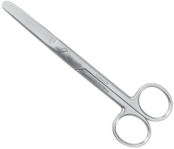 Ножиці хірургічні Surgicon 14.5 см тупий/тупий/прямі (2000988940976) - зображення 1