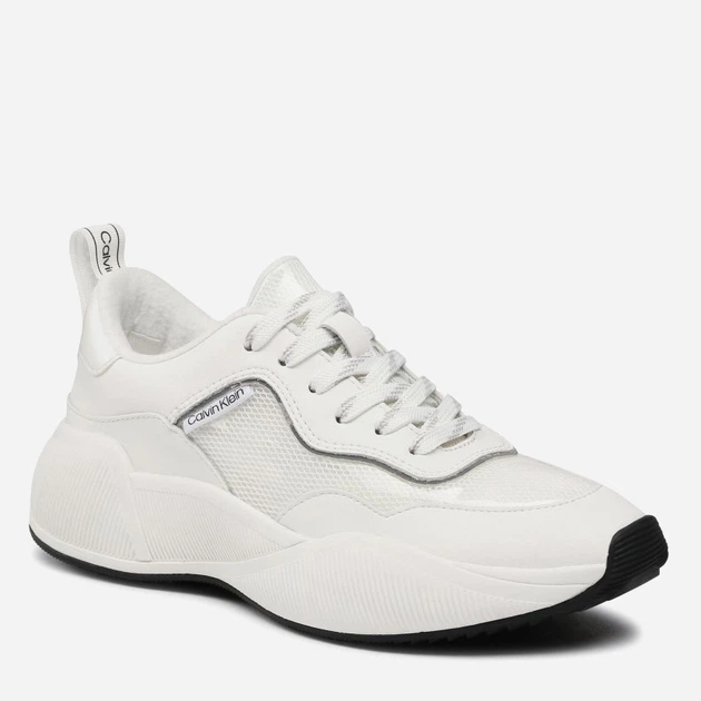 Buty sportowe damskie z siatką na platformie do kostki Calvin Klein Beaulah B4E00134 37 Białe (194060717784) - obraz 2