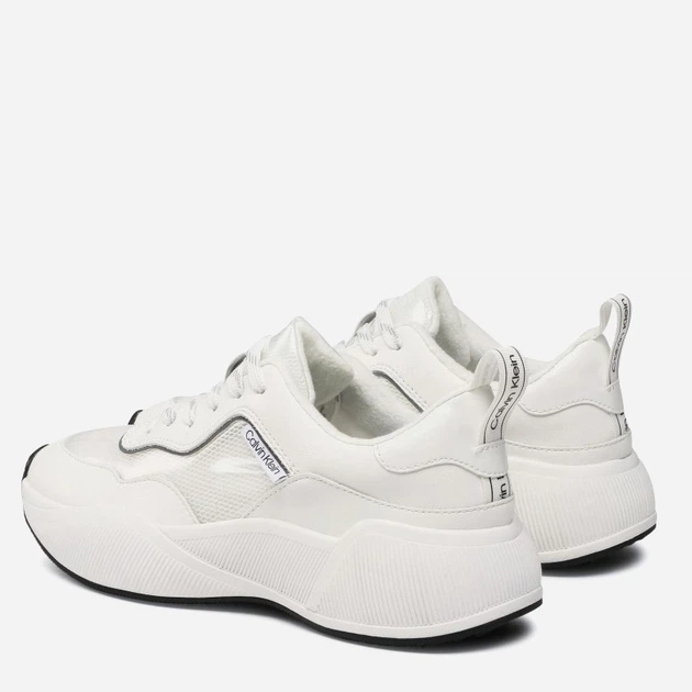 Buty sportowe damskie z siatką na platformie do kostki Calvin Klein Beaulah B4E00134 37 Białe (194060717784) - obraz 3