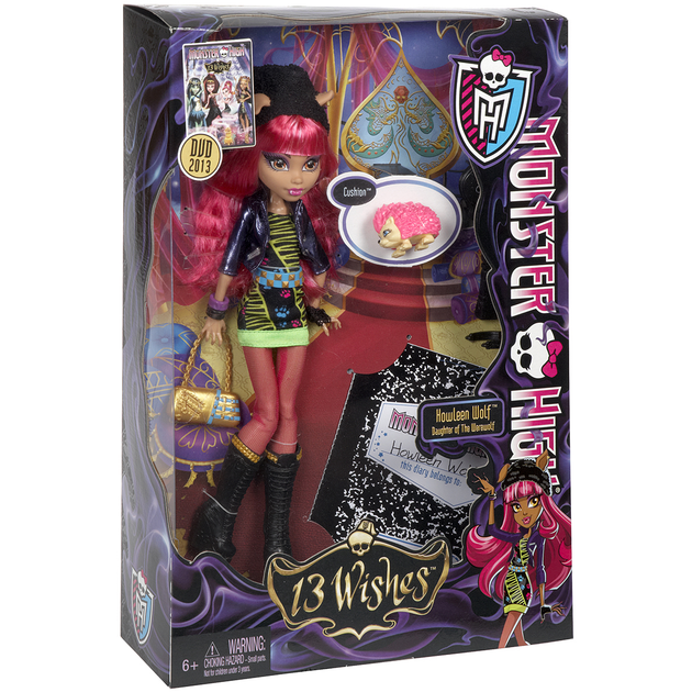 Лялька Монстер Хай Хоулін Вульф, серія 13 Бажань Monster High 13 Wishes ...