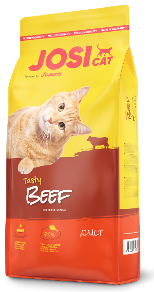 Сухой корм JosiCat Tasty Beef для взрослых кошек со вкусом говядины 10 кг - Фото 1 Сухой корм JosiCat Tasty Beef для взрослых кошек со вкусом говядины 10 кг - изображение 1