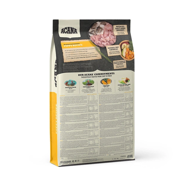 Sucha karma dla psów ACANA Puppy Recipe dla szczeniąt wszystkich ras 11.4 kg (064992500115) - obraz 6