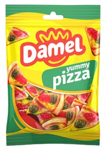 Конфеты жевательные Damel Pizzas пицца, 80 г без глютена