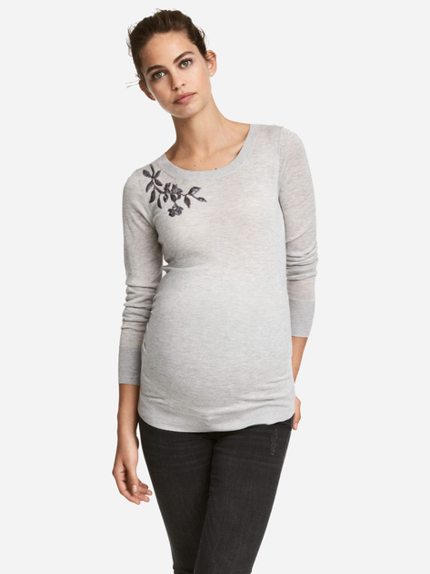Джемпер для вагітних H&M 0407542-02 S Сірий від Rozetka на платформі USKIDKA Акція на Джемпер для вагітних H&M 0407542-02 S Сірий від Rozetka