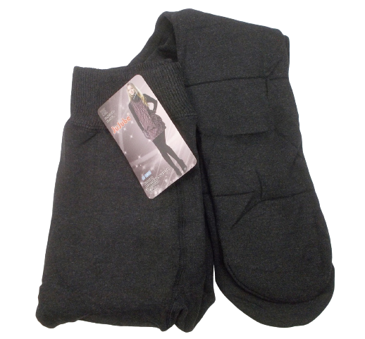 Колготки на меху термо Jujube 588 XL-XXL темно-серые - Фото 3 Колготки на меху термо Jujube 588 XL-XXL темно-серые - изображение 3