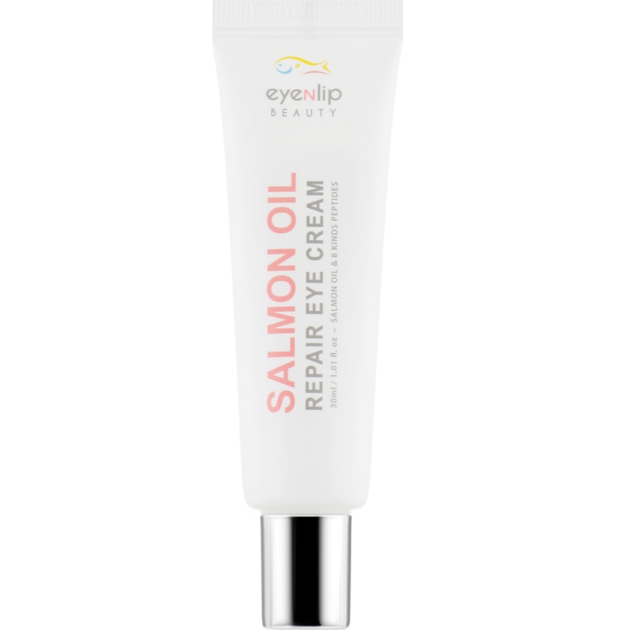 Омолоджуючий крем для очей з лососем Eyenlip Salmon Oil Repair Eye Cream Tube 30 мл 8809555250296 - Фото 2 Омолоджуючий крем для очей з лососем Eyenlip Salmon Oil Repair Eye Cream Tube 30 мл 8809555250296 - зображення 2