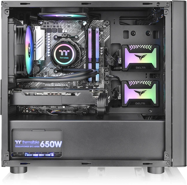 Корпус Thermaltake V150 TG Black ARGB Breeze (CA-1R1-00S1WN-02) - зображення 3