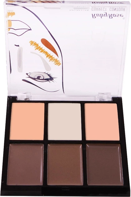 Палетка консилеров Ruby Rose Conceale Correct Contour Palette Fair HB-8088 - изображение 3