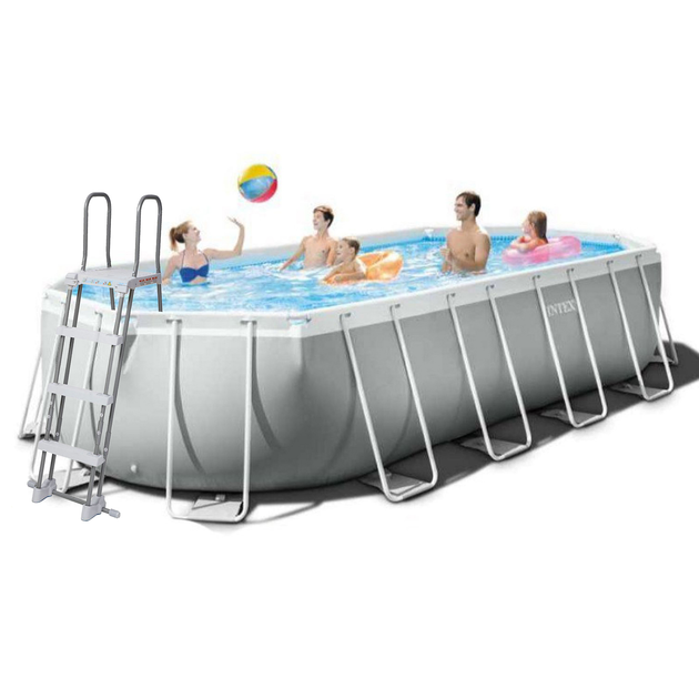 Каркасный бассейн Intex 26798 - 1, 610 x 305 x 122 см (лестница, тент ...