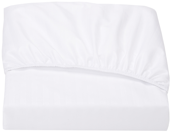 Акція на Простирадло на гумці Good-Dream Microfiber White Stripe 160х190 від Rozetka