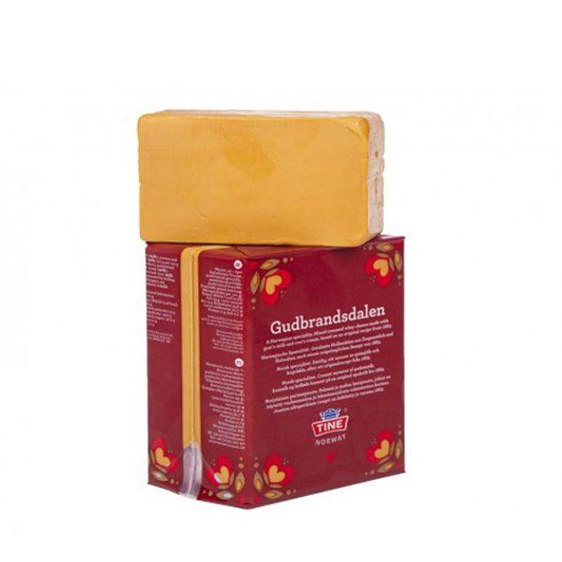 Сир традиційний норвезький Брюност Гудбрандсдален Tine Gudbrandsdalen Cheese 29% 250 г - зображення 2