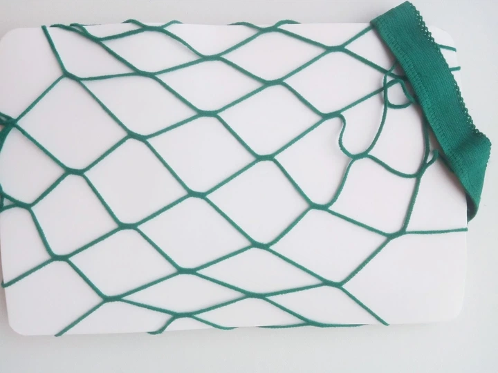 Зеленые колготы в крупную сетку S/L - изображение 2
