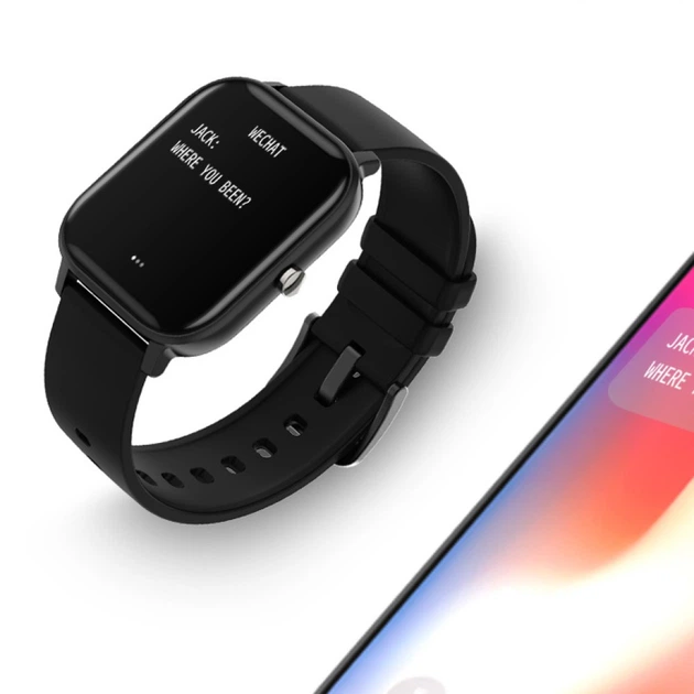 Смарт годинник Розумний годинник Smart Sport Grand Tourer Годинник-Телефон по Bluetooth Тонометр Пульсометр Black - зображення 4