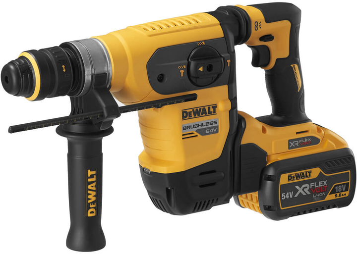 Аккумуляторный перфоратор DeWalt SDS-Plus 54 В XR FlexVolt DCH417X2 - изображение 5