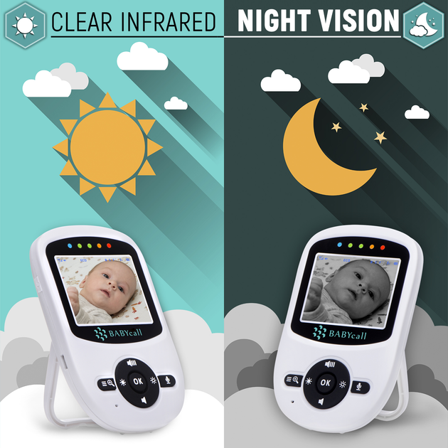 Цифрова бездротова відеоняня Baby Monitor SM-24 - зображення 10