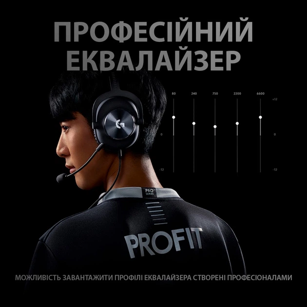 Наушники Logitech G PRO X Gaming Headset Black (981-000818) купить