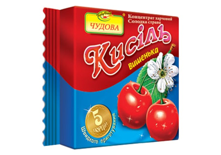 Упаковка киселя Чудова вишенки 160 г х 50 шт – купить в интернет ...